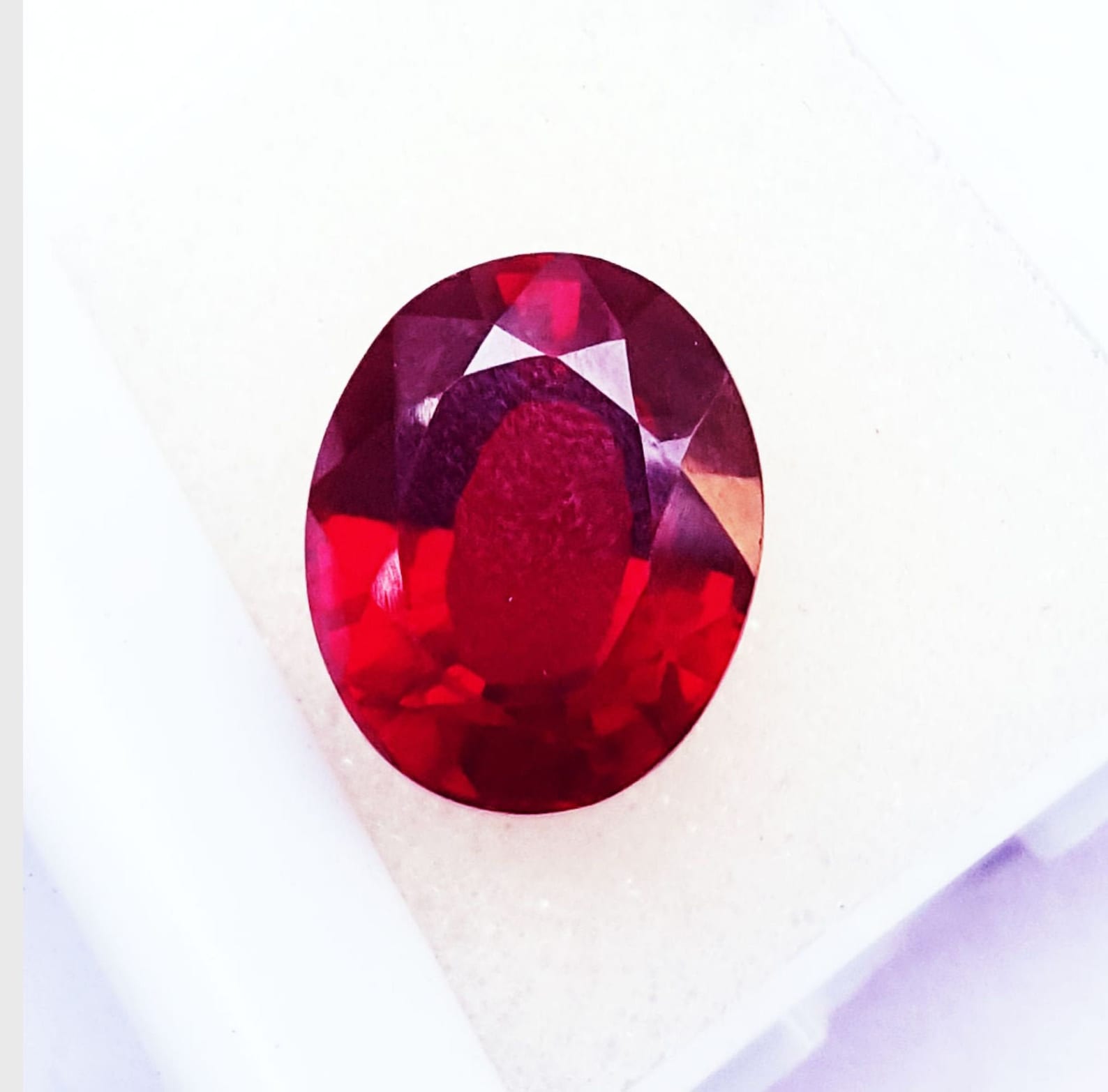Beautiful Natural Red Loose Gemstone 8.85 Ct Certified Etsy