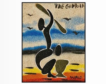 Handmade African Sand Painting