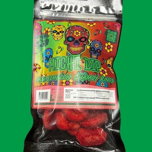 Michi Grande - Watermelon Chamoy Rings