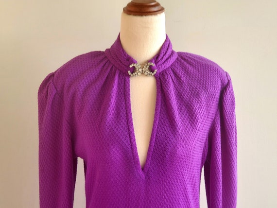 60's VINTAGE PURPLE DRESS