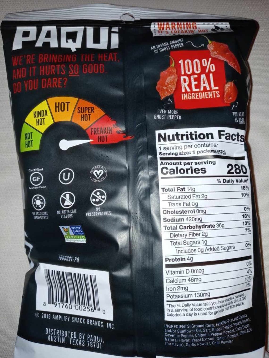 Paqui One Chip Challenge Tortilla Chips Etsy