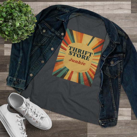 Thrift Store Junkie Women's Crew Neck Premium Tee Junkin