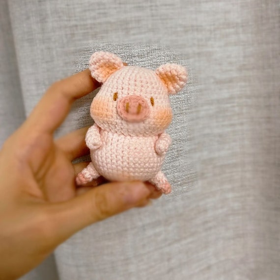 パターン: 三匹の子豚の編みぐるみキーホルダーかぎ針編みパターン