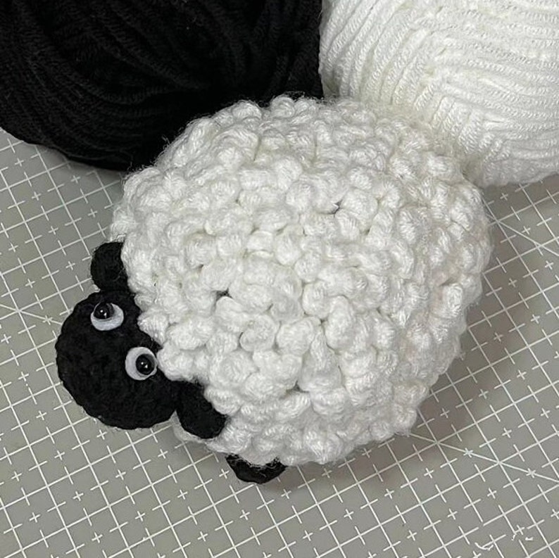 PATTERN: Sheep A Sheep Crochet Pattern Amigurumi Sheep Crochet Keychain ...