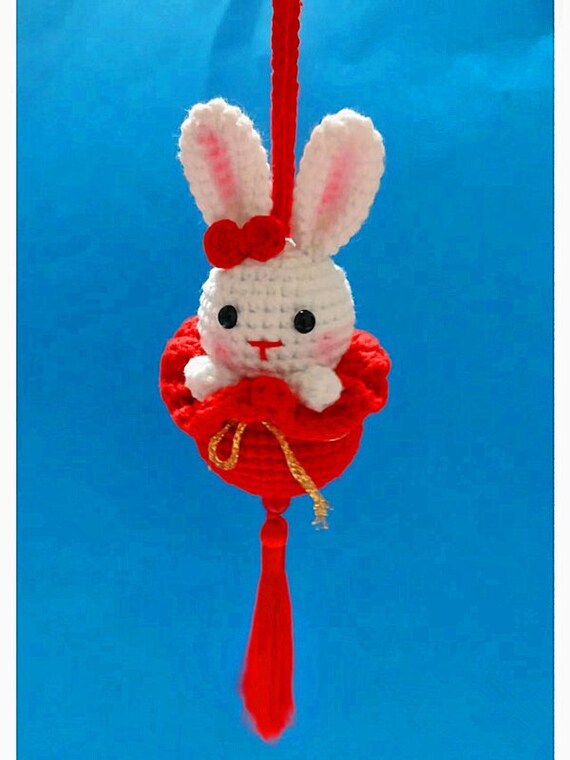 PATTERN: Fukubukuro Rabbit Crochet Pattern New Year Lucky Bag