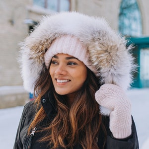 Coyote Fur Parka Strip Real Fur Trim Hood Canada Goose Replacement