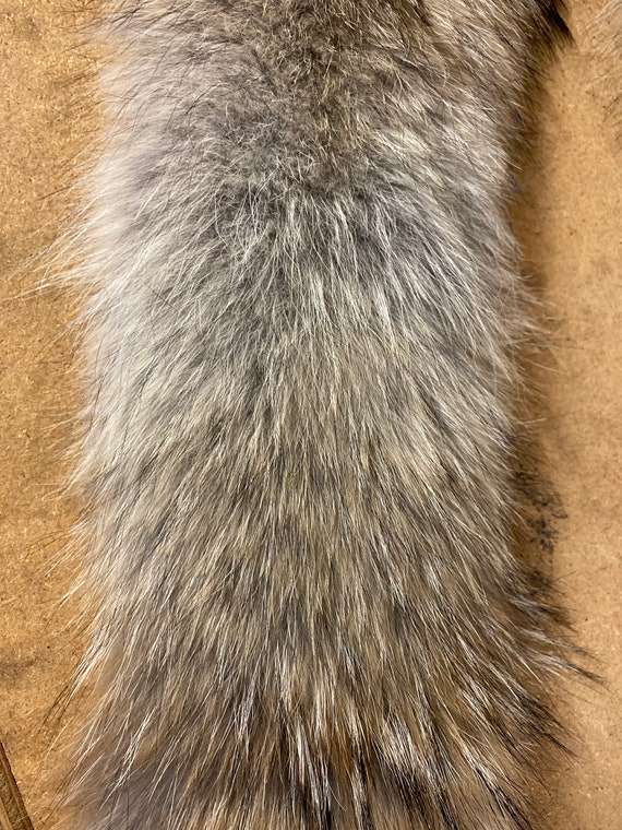 Coyote fur top for hood