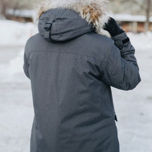 Coyote Fur Parka Strip Real Fur Trim Hood Canada Goose Replacement