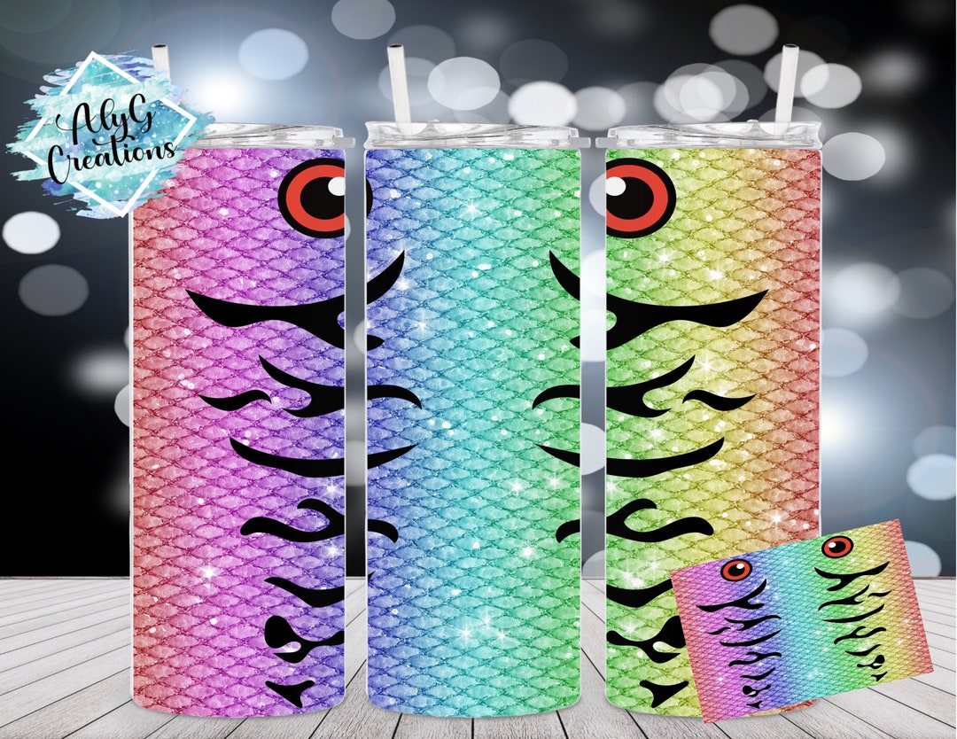 Fishing Lure Tumbler Wrap, 20oz Straight Tumbler, Digital Download