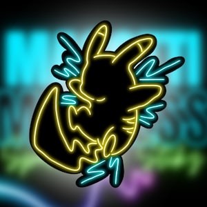 Pikachu led neon - Etsy 日本