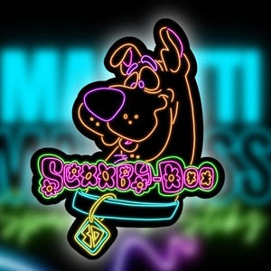 Neon Scoob Sticker