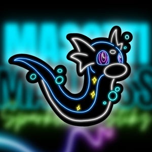 Neon Dratini Sticker