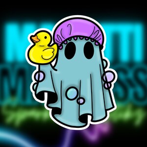 Cleansed Spirit Ghost Sticker