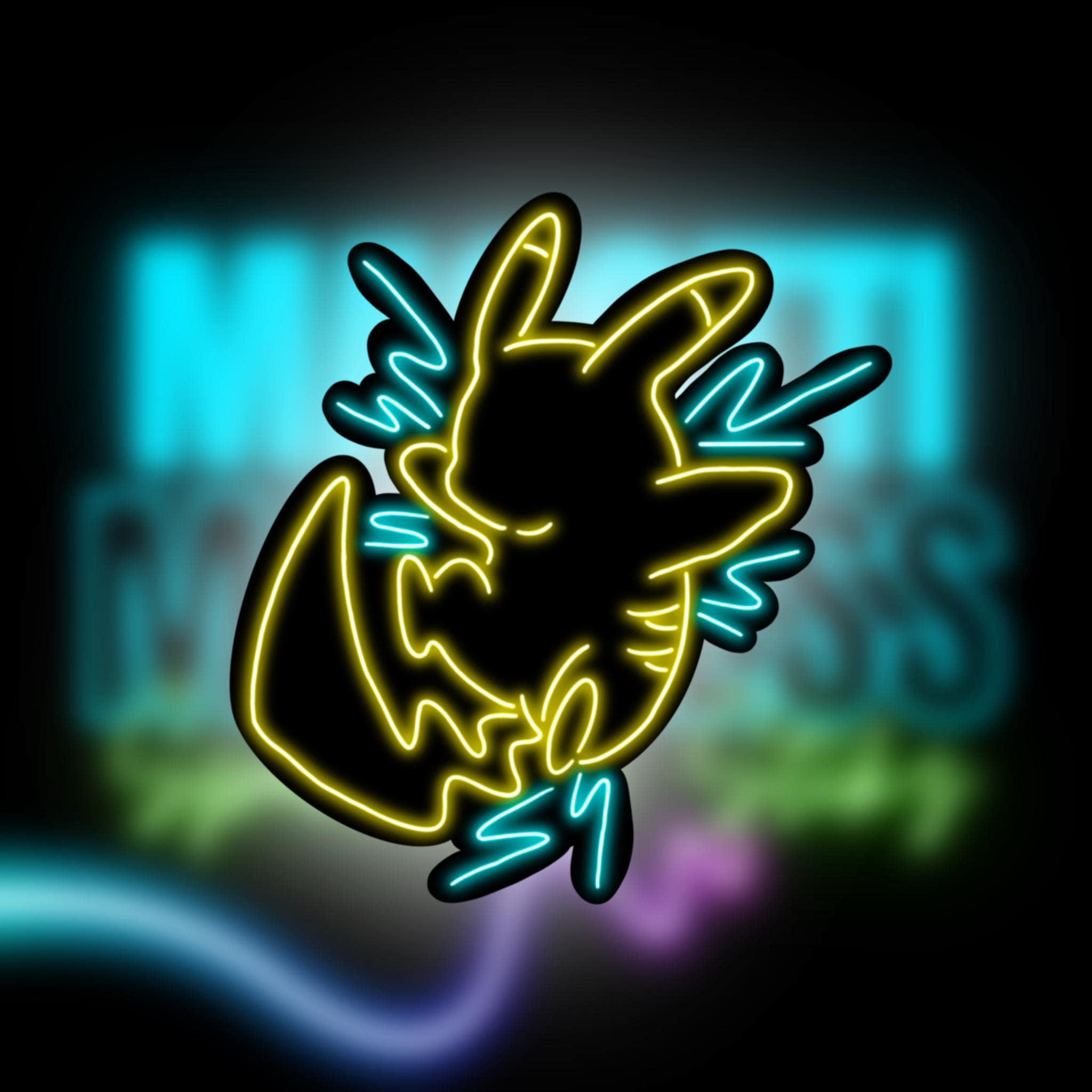 Pikachu led neon - Etsy 日本
