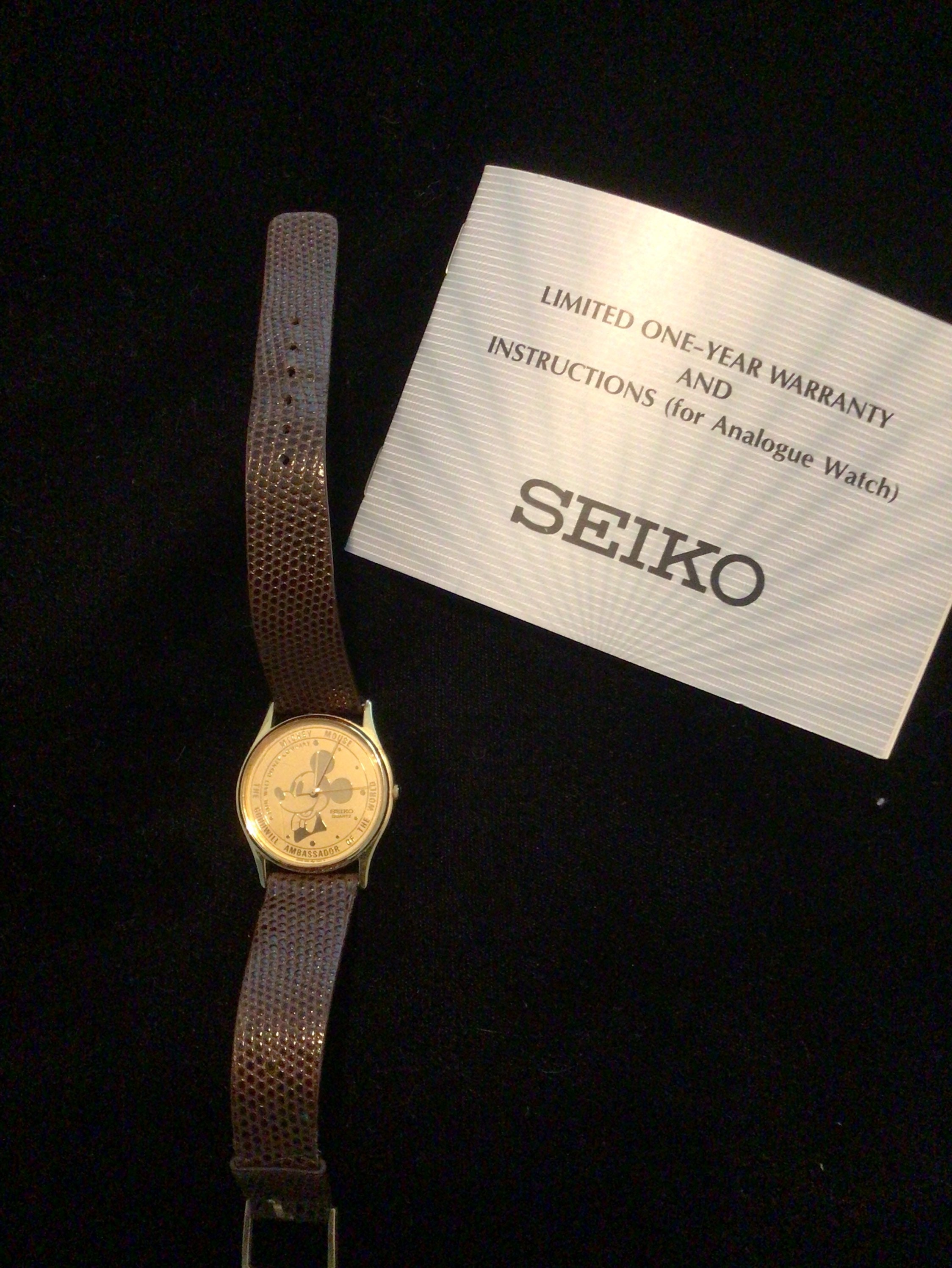 Seiko Mickey Watch - Etsy