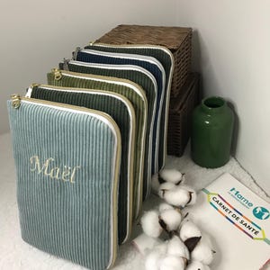 Protège carnet de santé personnalisable / Protège carnet de santé personnalisé