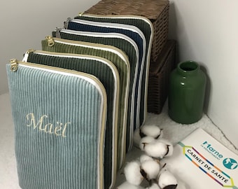 Protège carnet de santé personnalisable / Protège carnet de santé personnalisé