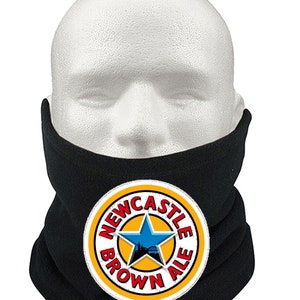 Newcastle united Snood Scarf Black Fleece Face Cover Neck Warmer Warm Supporters Shawl Christmas Gift Mask zdjęcie 4