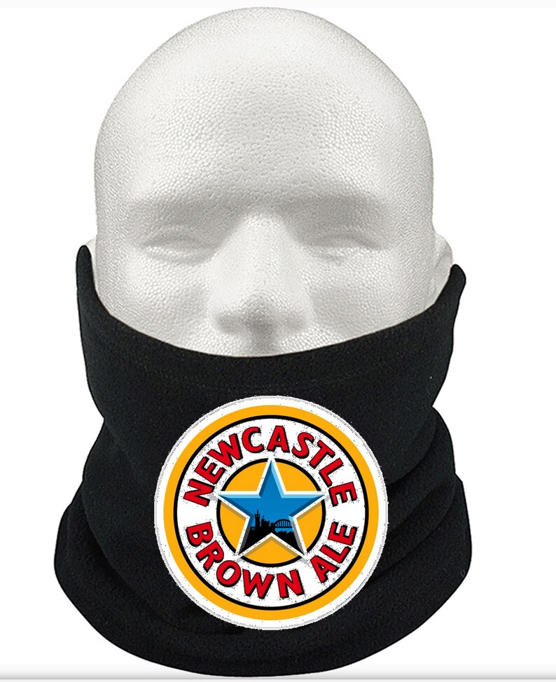 Newcastle united Snood Scarf Black Fleece Face Cover Neck Warmer Warm Supporters Shawl Christmas Gift Mask zdjęcie 4