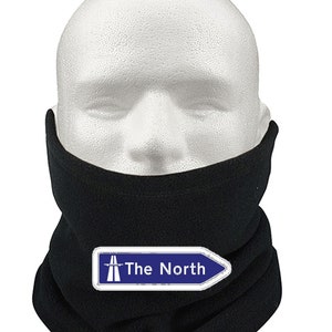 Newcastle united Snood Scarf Black Fleece Face Cover Neck Warmer Warm Supporters Shawl Christmas Gift Mask zdjęcie 5