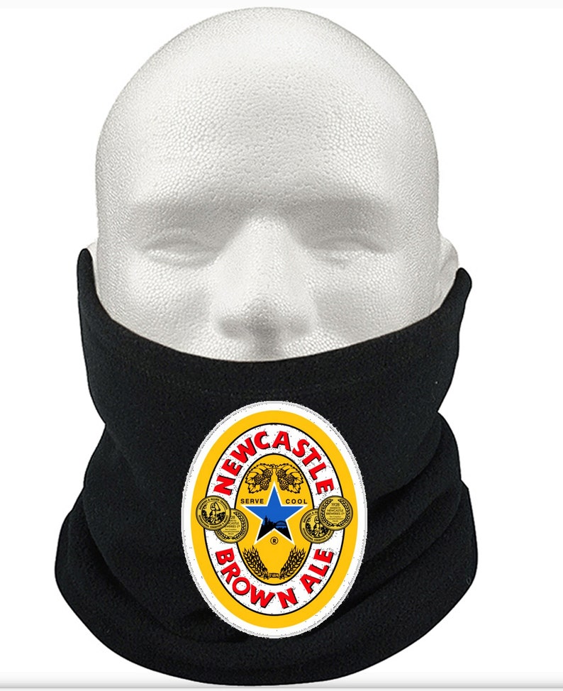 Newcastle united Snood Scarf Black Fleece Face Cover Neck Warmer Warm Supporters Shawl Christmas Gift Mask zdjęcie 7