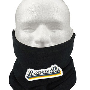 Newcastle united Snood Scarf Black Fleece Face Cover Neck Warmer Warm Supporters Shawl Christmas Gift Mask zdjęcie 6