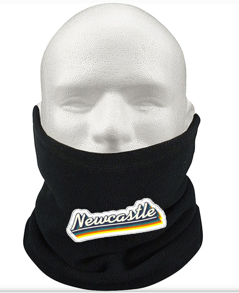 Newcastle united Snood Scarf Black Fleece Face Cover Neck Warmer Warm Supporters Shawl Christmas Gift Mask zdjęcie 6