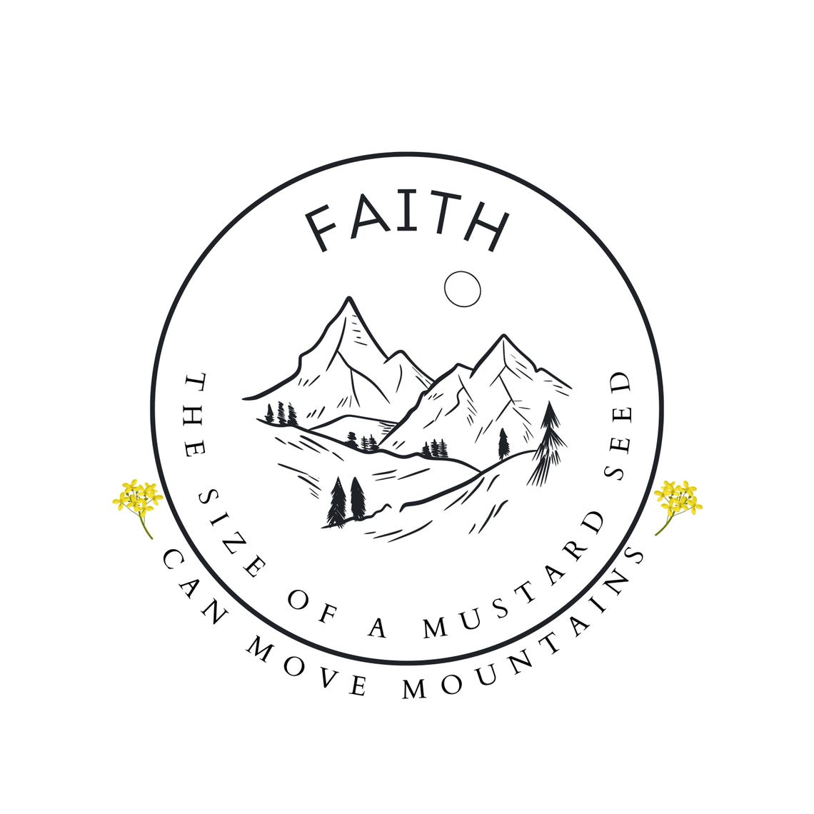 Faith the Size of a Mustard Seed SVG | Christian Digital Download PNG ...
