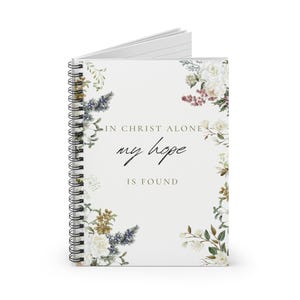 Religious Spiral Notebook - Ruled Line, Christian Journal, Faith-Based Notepad, Inspirational Diary, Prayer Notebook, Gift for Believers