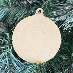 Christmas ornament bauble blank