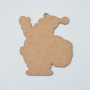 Christmas Bauble Blank: 10cm Acrylic, Wood, MDF. Ornament image 9