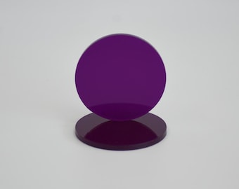 4cm Acrylic Circle Blank. 40mm (1.57"). For Key ring, tags, DIY Craft. (Qty 10)