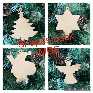 Ornament Santa tree angle