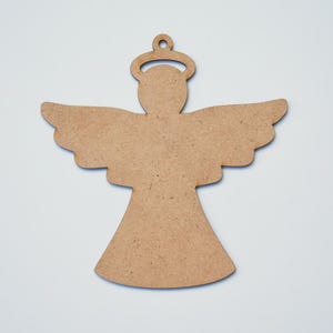 Christmas Bauble Blank: 10cm Acrylic, Wood, MDF. Ornament image 10