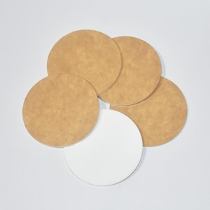 10cm Circle Acrylic Blank: 100mm, 3.93" . DIY Craft Disc, Coaster, Place Card.