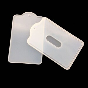 silicone mold resin clay ID card bag mold decor for chocolate cake baking tools