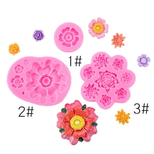 rose mold Cake Chocolate Mold wedding Cake Decorating Tools Fondant Sugarcraft Cake Molds