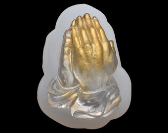 Hand blessing lucky praying hand silicone mold decor for Aromatherapy gypsum car home decoration