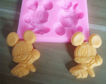 silicone mold resin clay mouse mold decor for chocolate cake baking tools