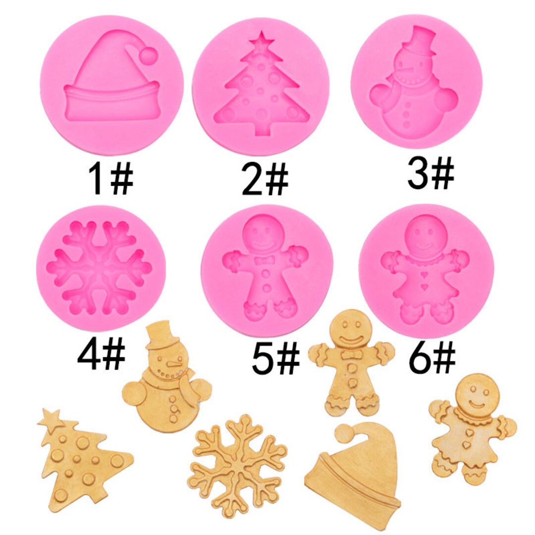 Christmas Tree Gingerbread Man Mold Cake Chocolate Mold Wedding Cake ...