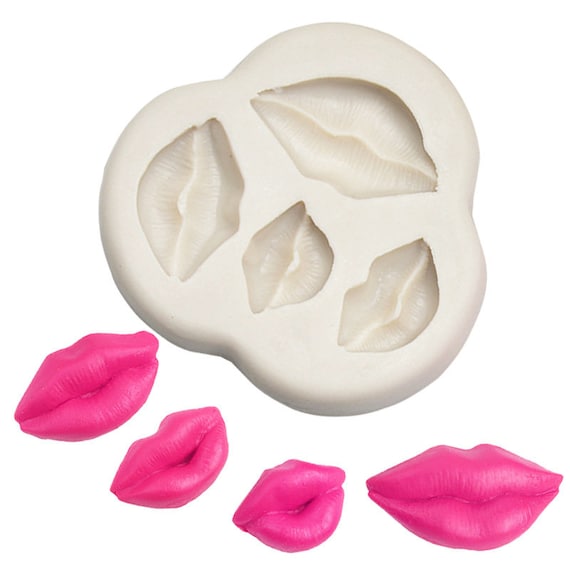 Silicone Mold Resin Lip Mold Decor for Chocolate Cake Baking Tools