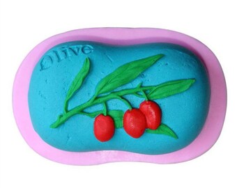 4 Stampi In Silicone A Forma Di Ciliegie 3D Per Torte, Cupcake, Fai Da Te E Pasta Di Gomma - 2