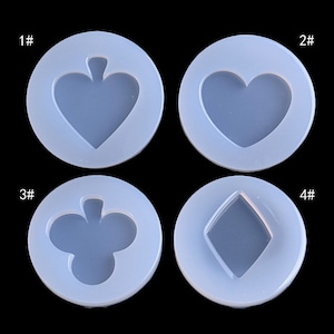 siliconen mal hars klei poker kaart Spade Heart Diamond Club vorm decor voor chocolade cake bakken gereedschap