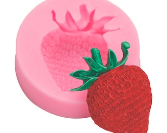 TROYSINC Stampo In Silicone A Forma Di Frutta, Mela, Fragola, Ciliegia