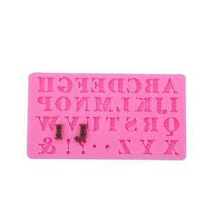 Molde de letras con patrón, moldes de silicona para pastel, molde de Chocolate, herramientas de decoración de pasteles de boda, moldes para pasteles Fondant Sugarcraft