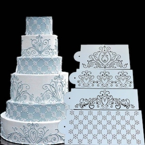 Padrão de flor estêncil pintura cartão fazendo estênceis artesanais decoração de parede decoração de casa