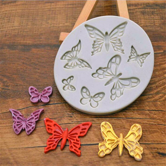 2PCS Buttefly Candle Mold, 3D Flowe Buttefly Esin Molds
