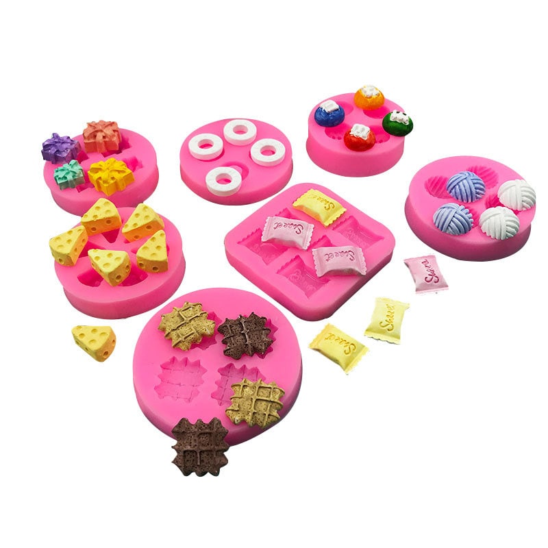 Candy Cookie Chocolate Baking Silicone Mold Mini Cheese M&M Whistle Sugar Wax Pellet Mold