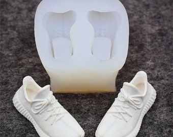 3D silicone mold resin clay sport shoes mold decor for chocolate cake  baking tools