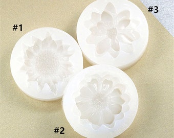 3D silicone mold resin clay flower mold decor for chocolate cake  baking tools